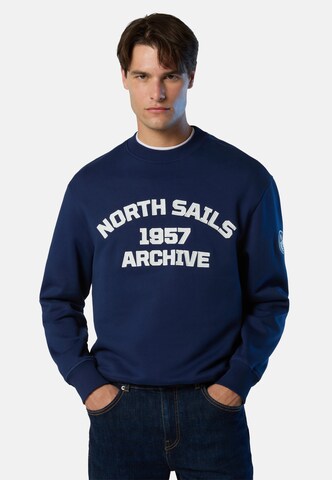 North Sails Sweatshirt i blå: forside