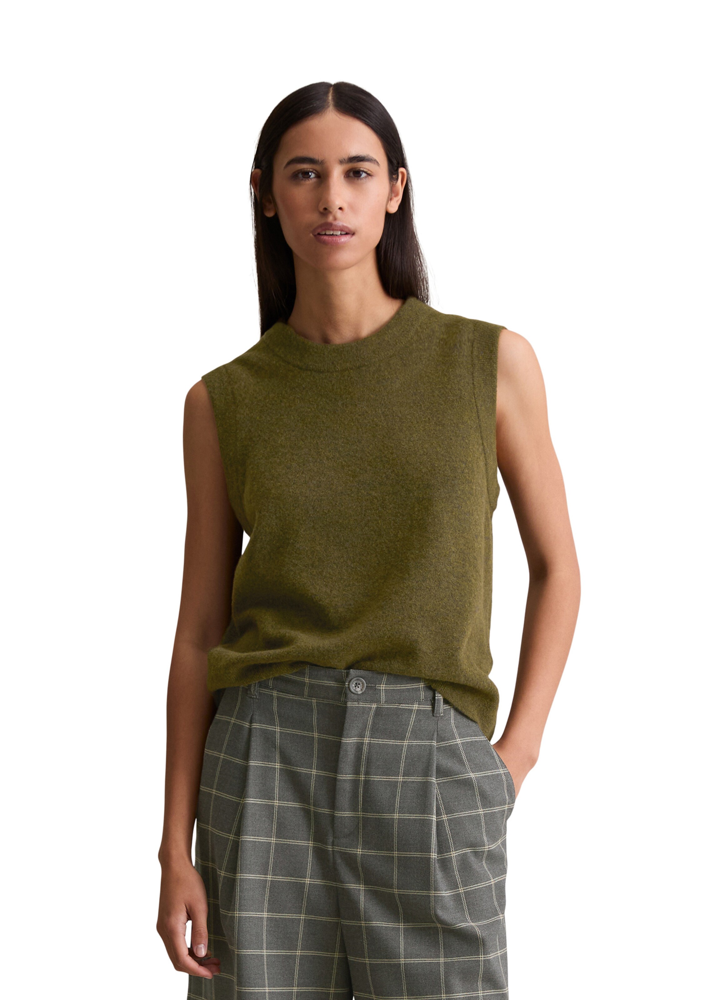 Marc O'Polo DENIM Pullover in Grün: Vorderseite