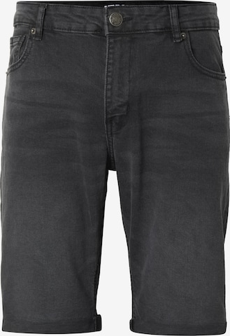 Urban Classics Džíny – černá: přední strana