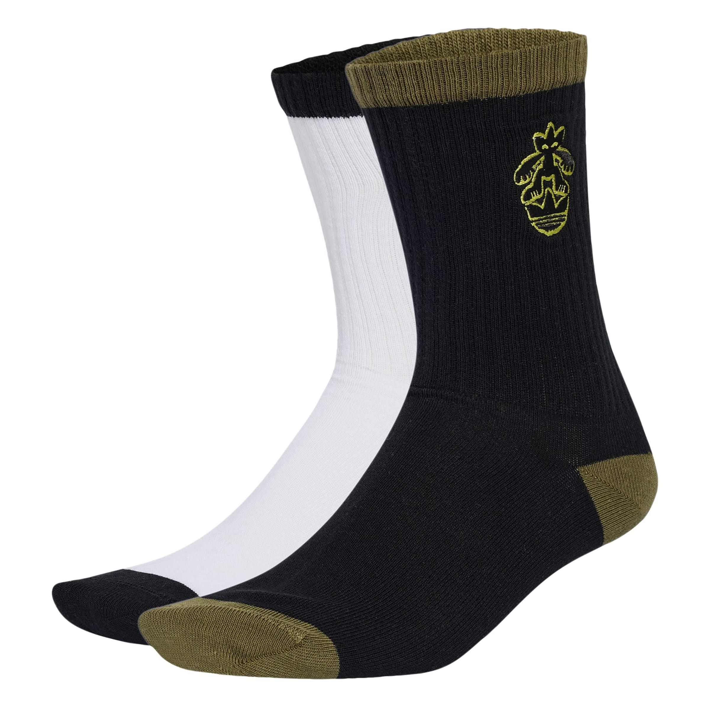 Chaussettes ADIDAS ORIGINALS en noir : devant