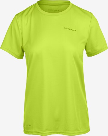 ENDURANCE - Camiseta funcional 'Vista' en amarillo: frente