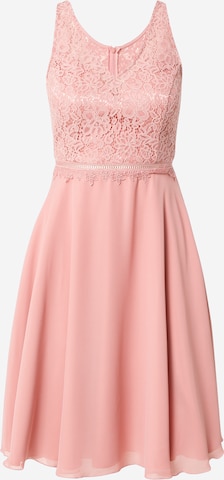 Robe de cocktail SUDDENLY princess en rose : devant