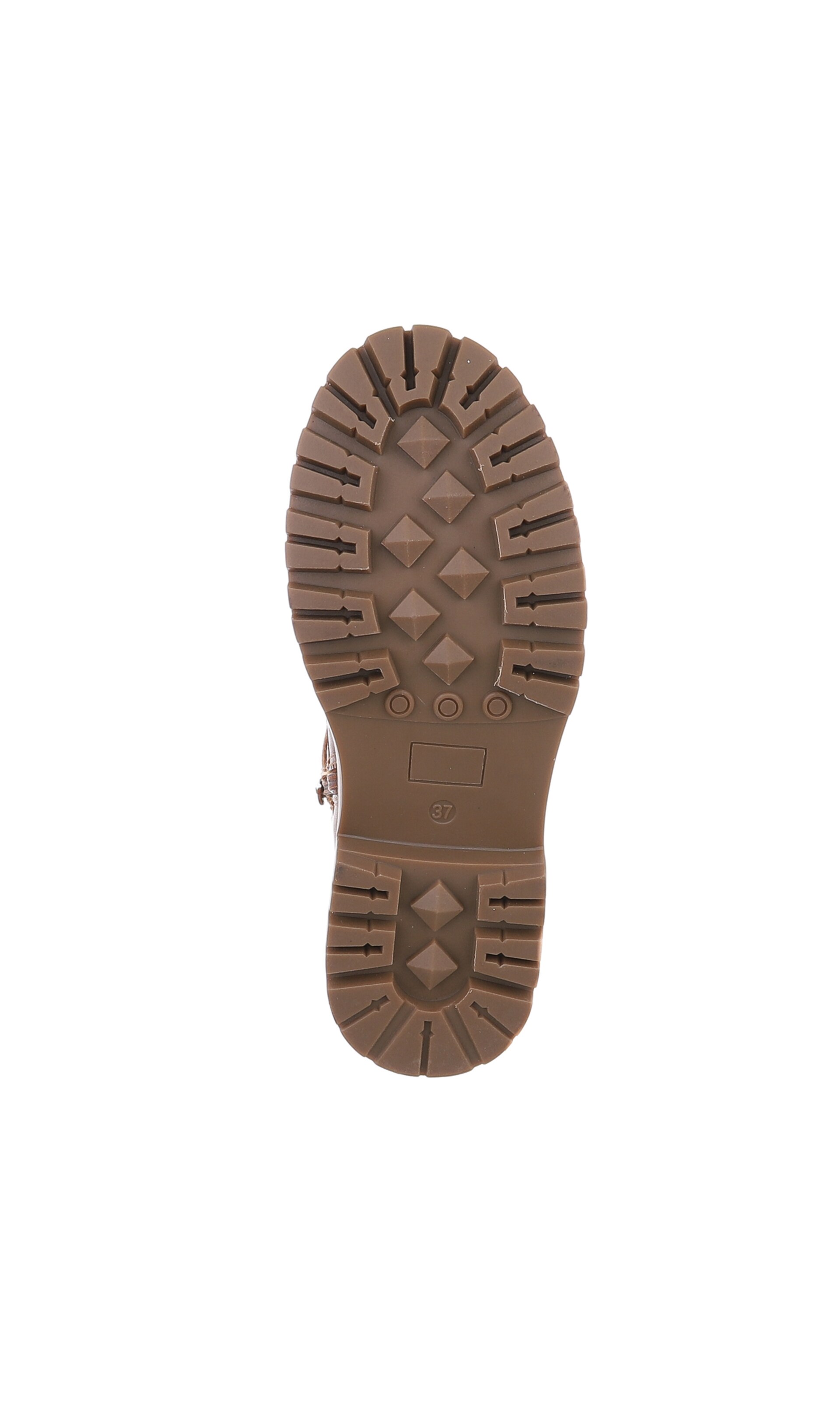 Ital-Design Schnürstiefelette in Braun