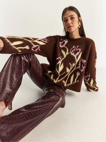 Bianco LucciPulover 'Pullover' - smeđa boja