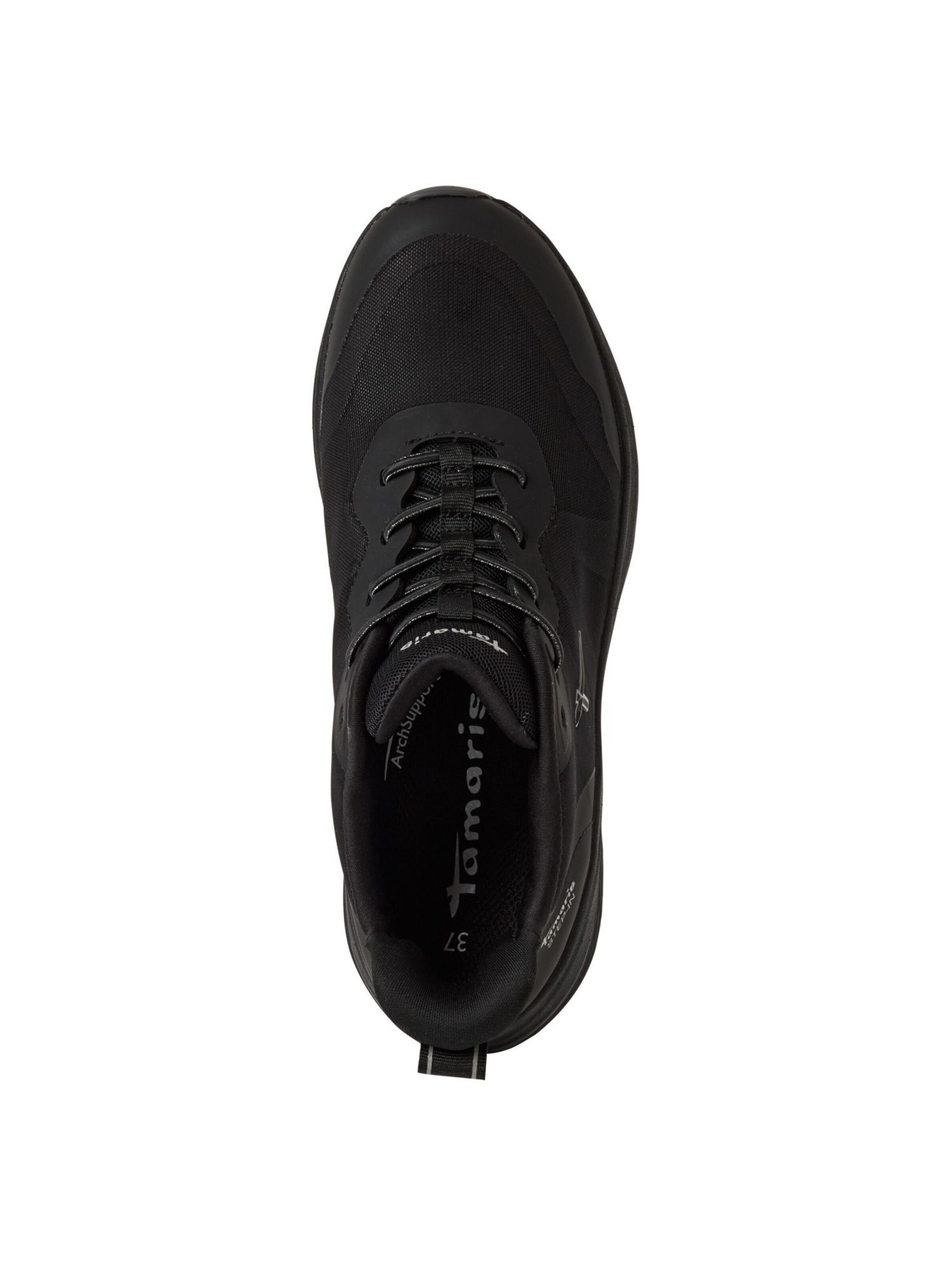 Tamaris Ниски маратонки в черно