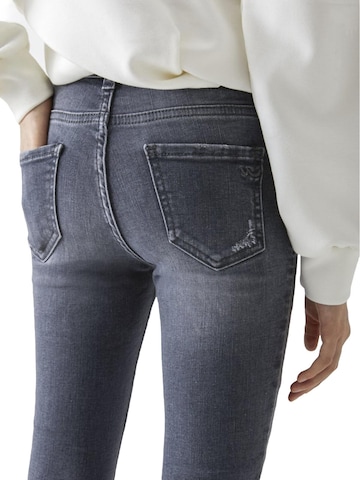 LTB Jeans - regular Vaquero 'LTB Jeans Baby Girl Lonia G Mid Waist Asymmetrische Jeanshose' en gris