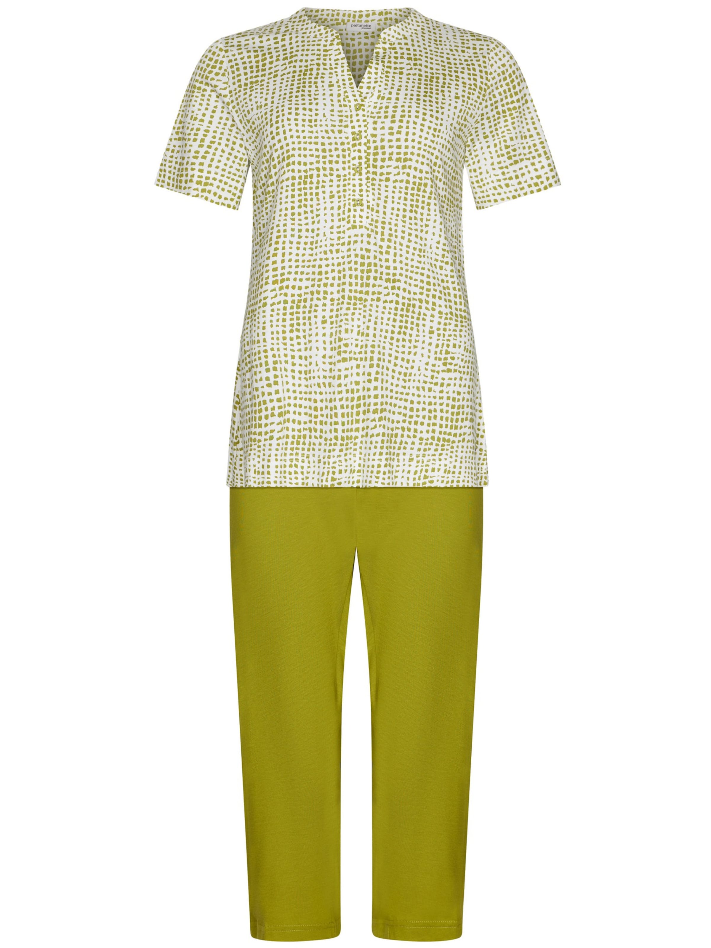 Pastunette Pajama in Green: front