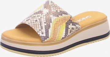 Mule GABOR en jaune : devant