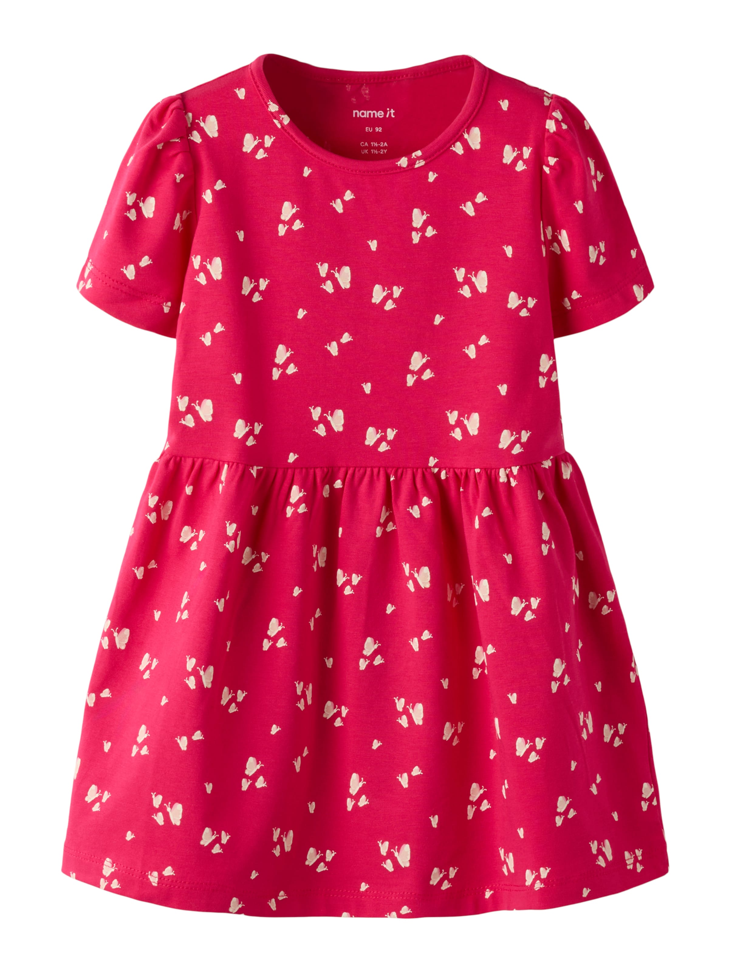 NAME IT Рокля 'NMFFILLA' в червено: отпред