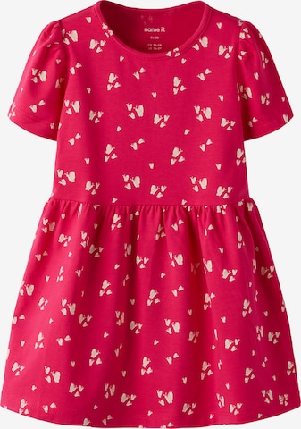 NAME IT Рокля 'NMFFILLA' в червено: отпред