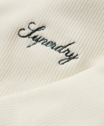 Sweat-shirt Superdry en blanc