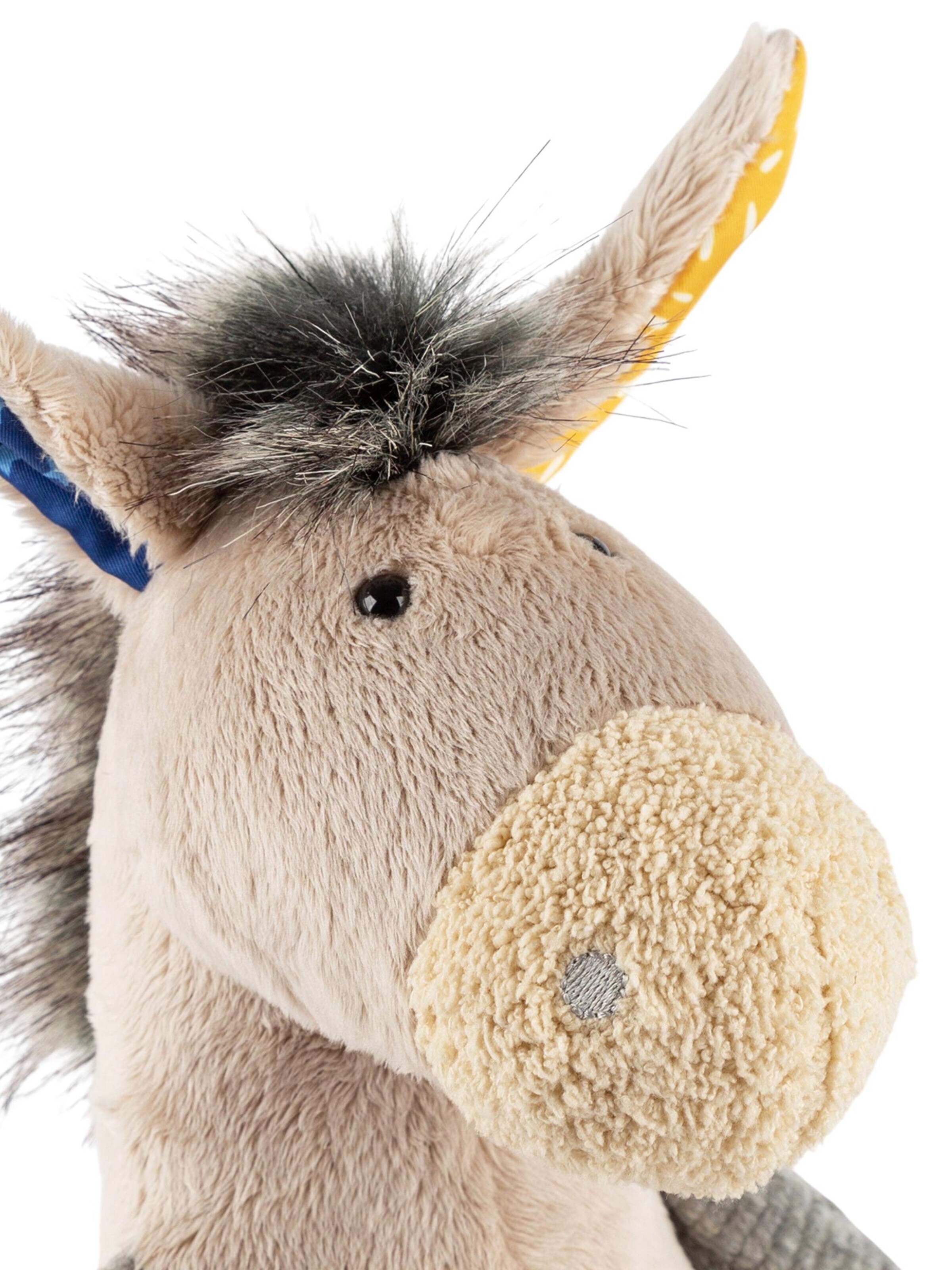 SIGIKID Stuffed animals 'Kuscheltier Esel Patchwork Sweety' in Beige