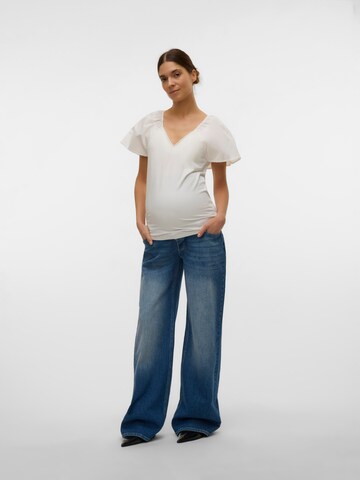 MAMALICIOUS Shirt 'MLAurina' in Wit