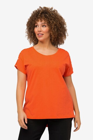 Ulla Popken Shirt in Oranje: voorkant