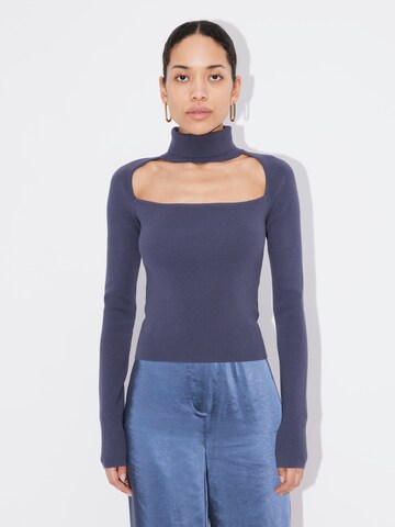 LeGer by Lena Gercke Pullover 'Flores' in Blau: predná strana