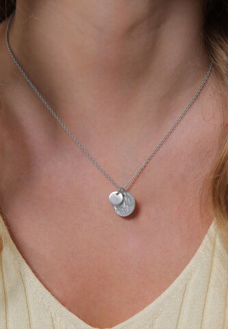 ELLI Necklace 'Geo' in Silver: front