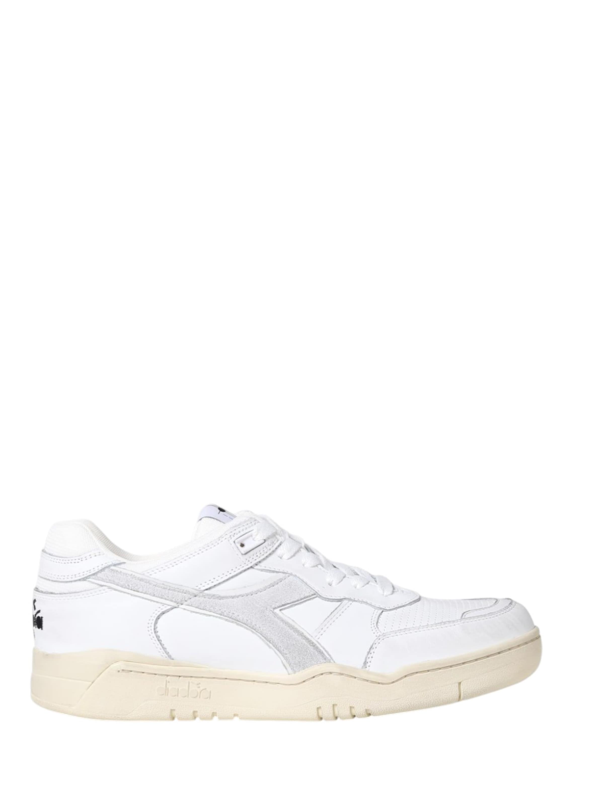 Diadora Platform trainers in White: front