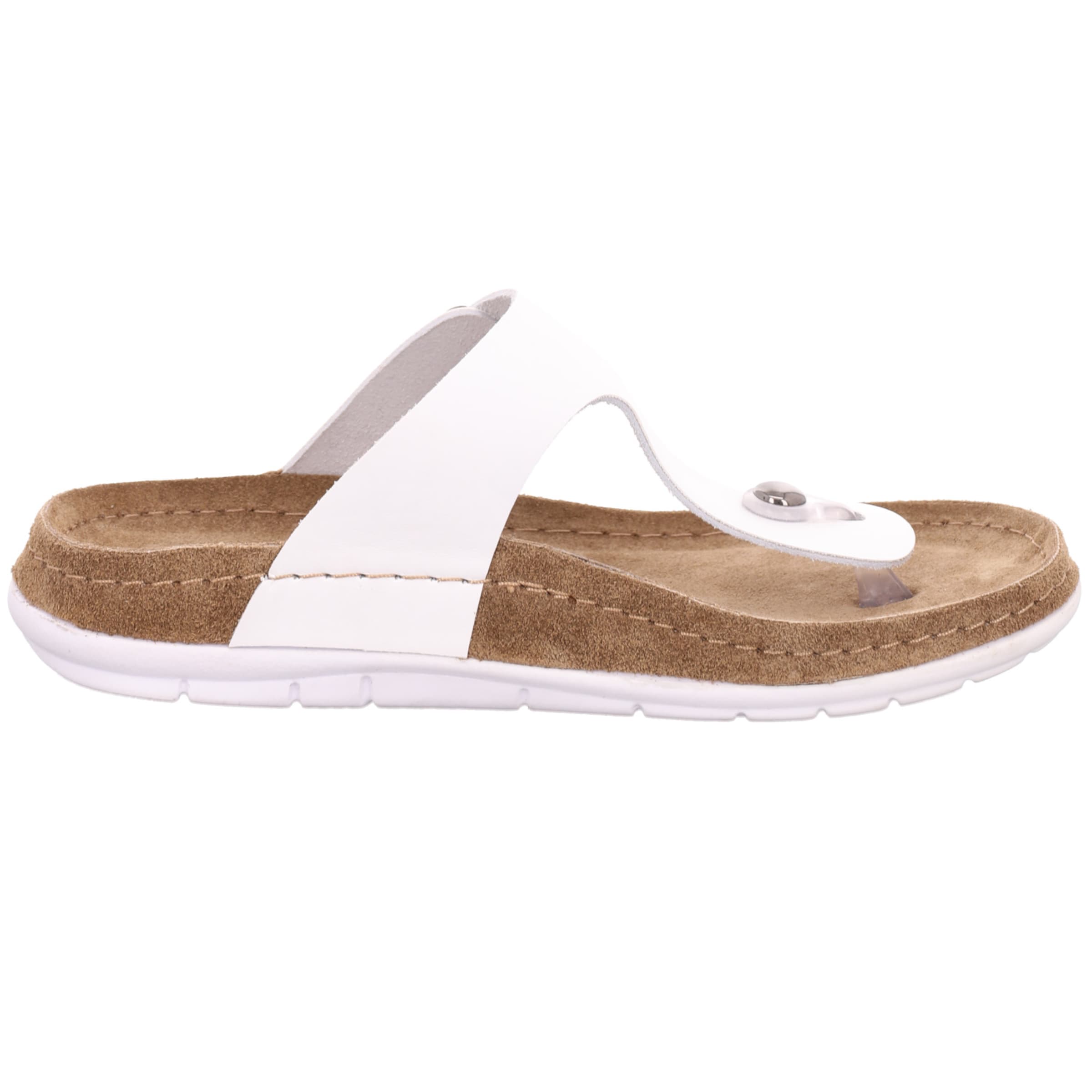ROHDE T-Bar Sandals in White