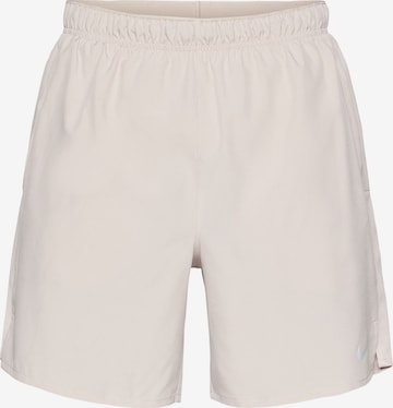 NIKE Workout Pants 'CHALLENGER' in Pink: front