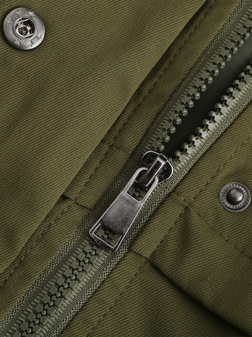 Youthup Between-Seasons Coat in Green