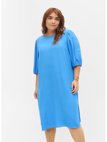 Zizzi Φόρεμα 'XHOPE' σε μπλε: μπροστά