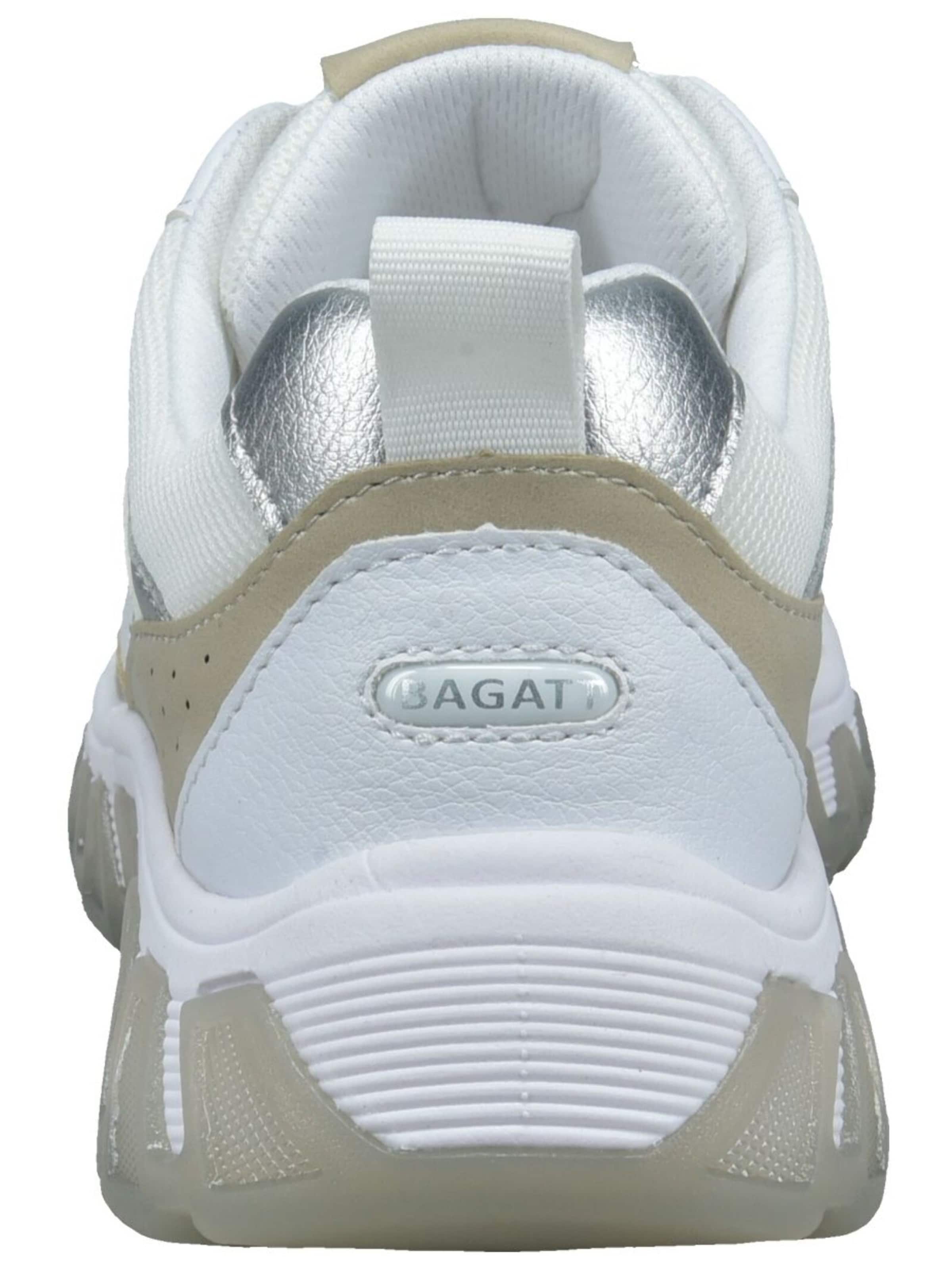 TT. BAGATT Platform trainers in White