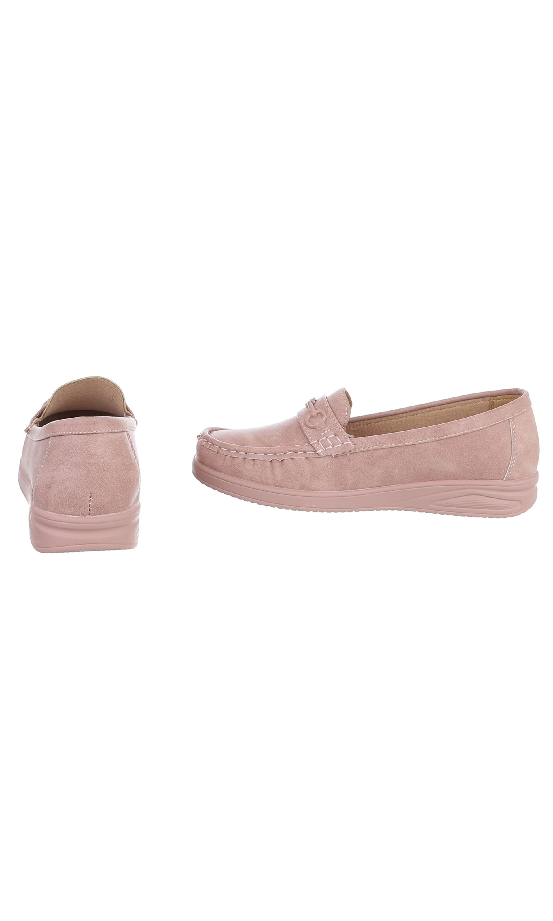 Ital-Design Moccasins in Pink