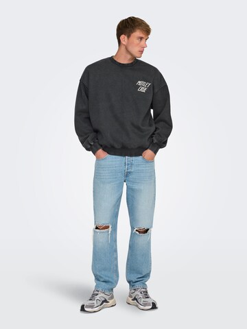 Only & Sons Sweatshirt in Black