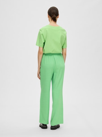 SELECTED FEMME Loosefit Broek 'Viva-Gulia' in Groen