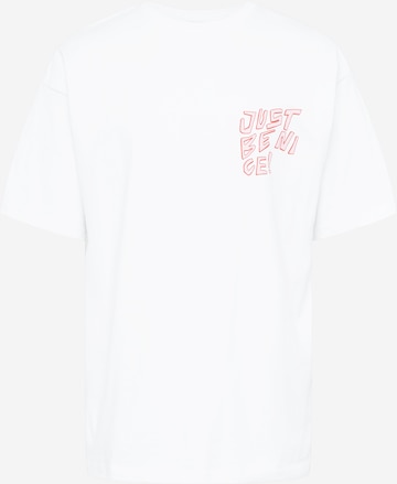 T-Shirt 'Trooper' Dr. Denim en blanc : devant