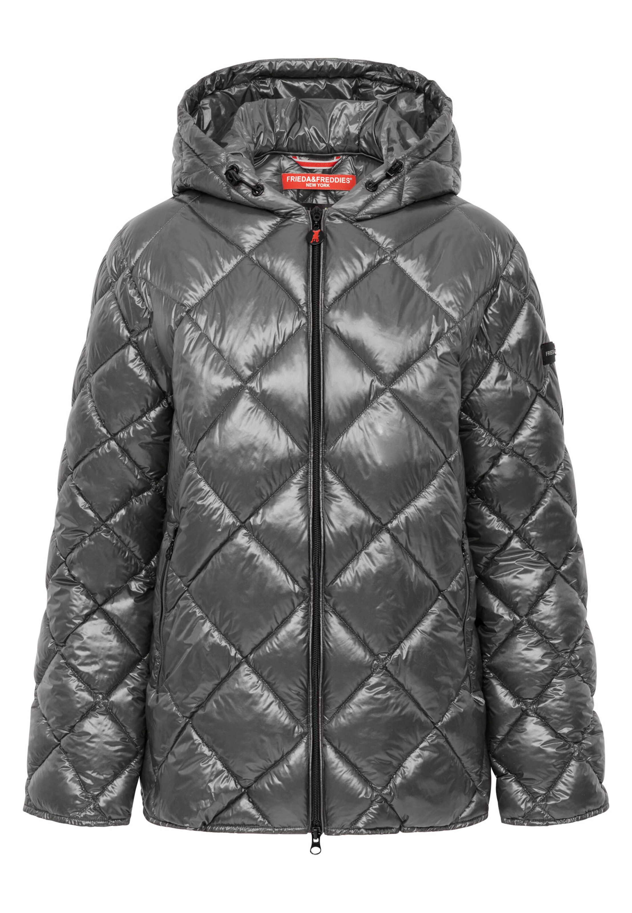 Frieda & Freddies Between-Season Jacket in Grey: front