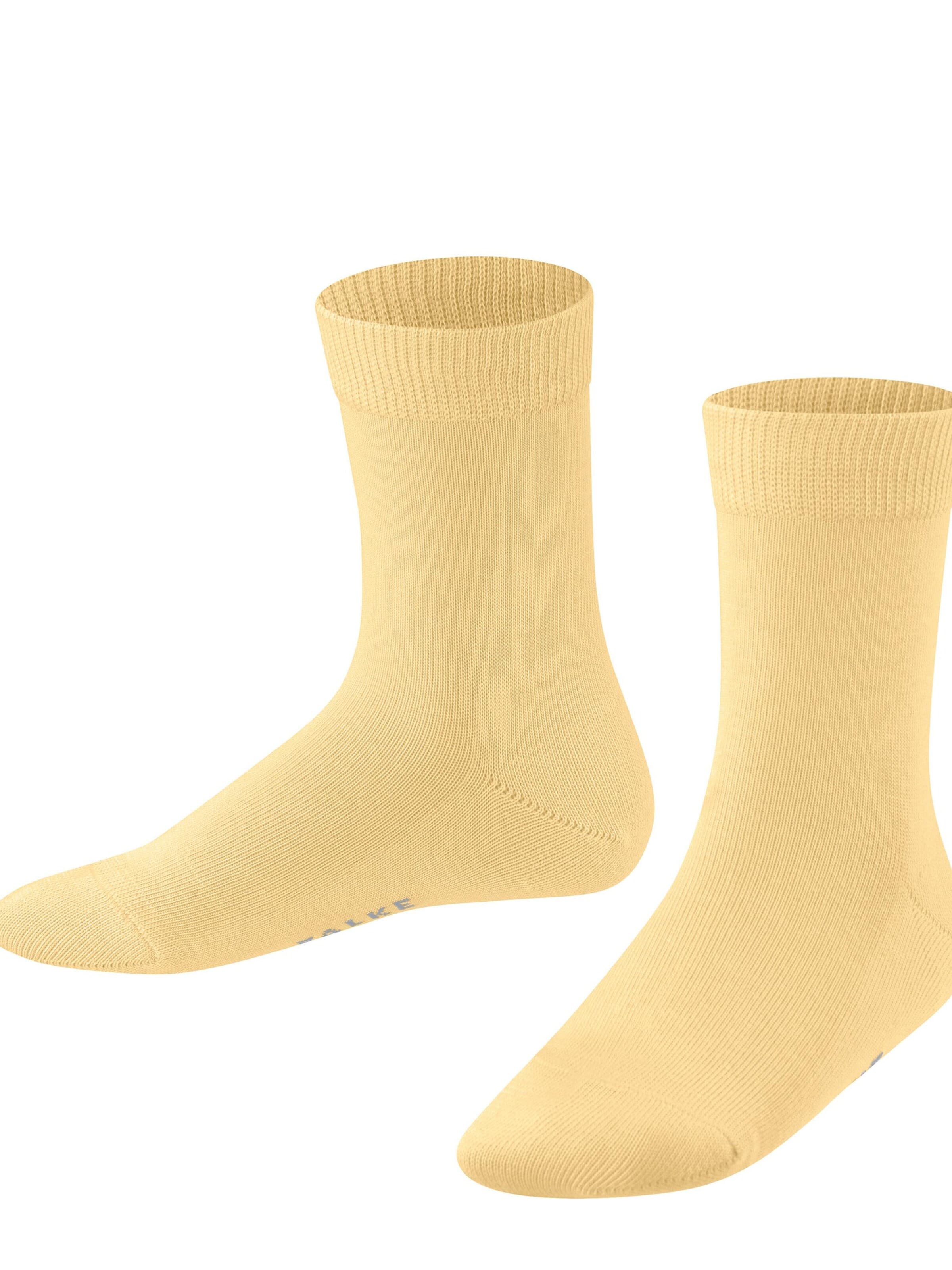 FALKE Socks 'Family' in Yellow: front