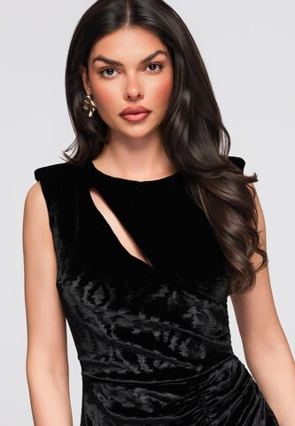 Robe de soirée Ombre en noir