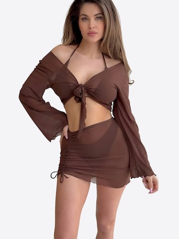 Magicshe Bikini in Braun: Vorderseite