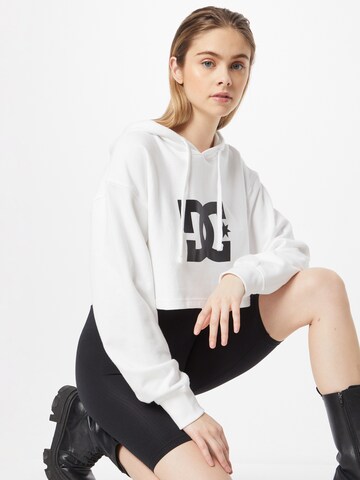DC Shoes Sweatshirt in White: front