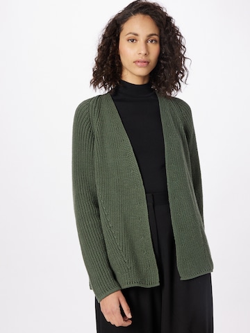 DRYKORN Knit Cardigan 'DRENA' in Green: front