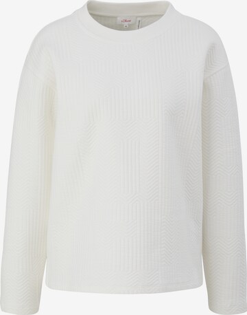 s.Oliver Sweatshirt in White: front