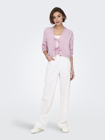 ONLY Knit cardigan 'FIA' in Pink