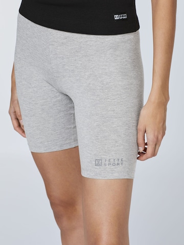 Jette Sport Skinny Shorts in Grau