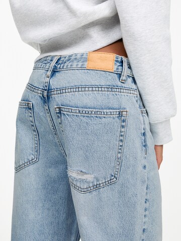 Pull&Bear Wide Leg Farkut värissä sininen