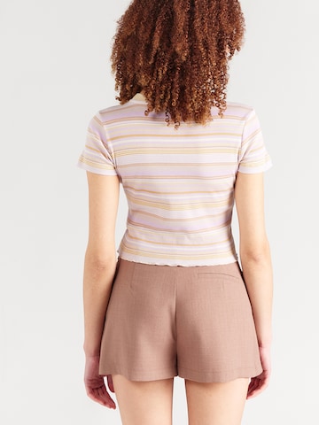 Iriedaily T-shirt 'Pippa' i lila