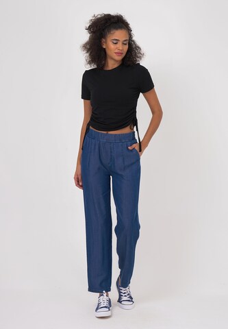 FRESHLIONS Regular Stoffhose 'Pamela' in Blau
