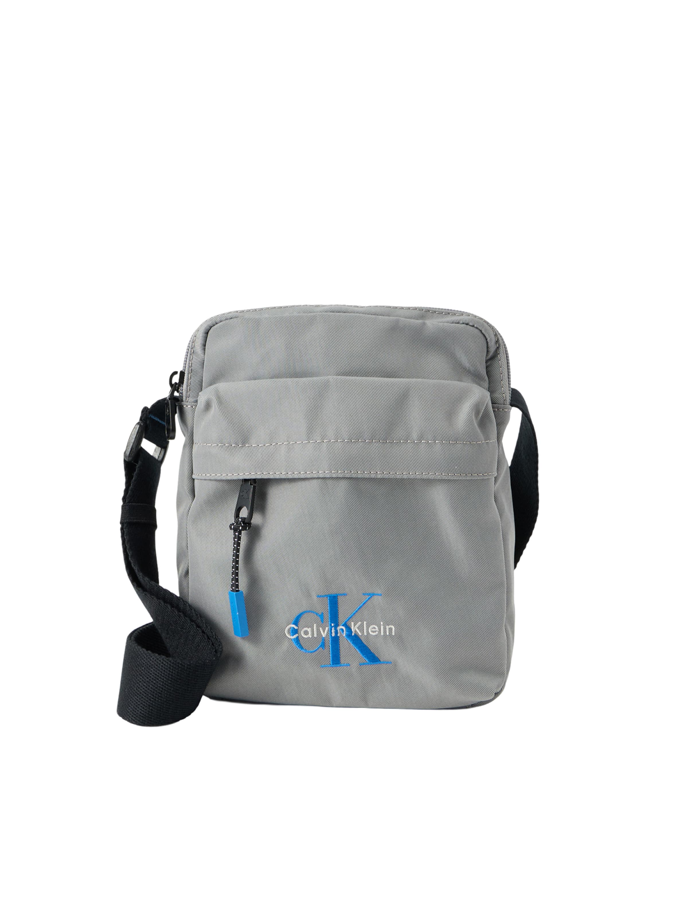 Geantă de umăr de la Calvin Klein pe gri: față