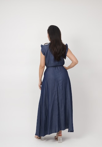 Elara Dress in Blue