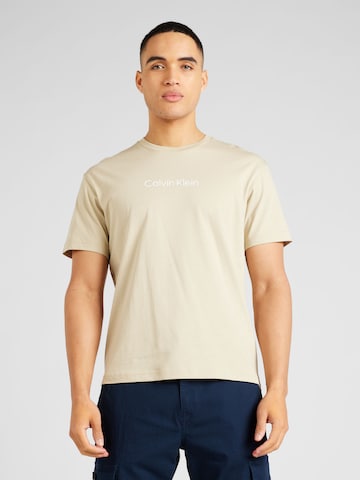 T-Shirt 'Hero' Calvin Klein en vert : devant