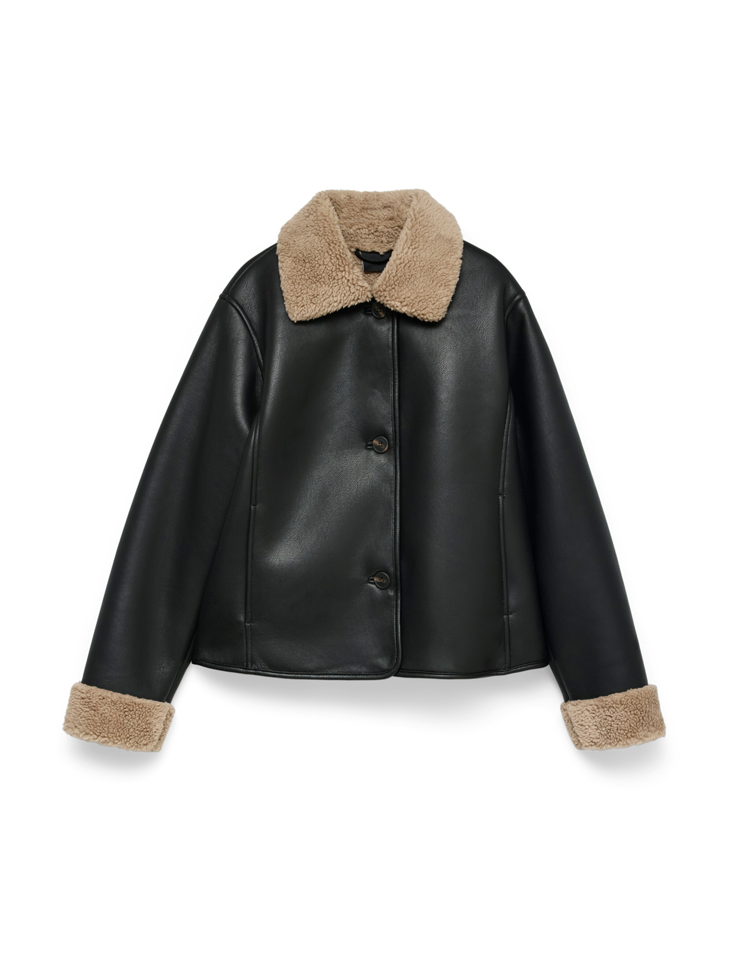 VERO MODA - Chaqueta de entretiempo 'VMBREE' en negro: frente