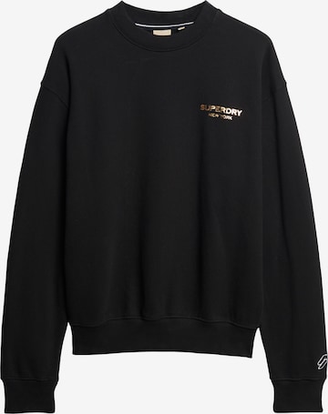 Superdry Sweatshirt in Black: front