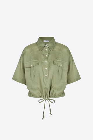 Aligne Blouse 'Feechi' in Green: front