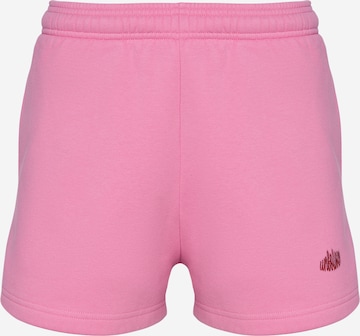 UNFOLLOWED x ABOUT YOU Regular Pants 'BUBBLEGUM' in Pink: front