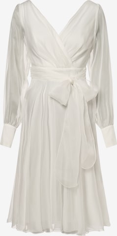 Robe de cocktail apriori en blanc : devant